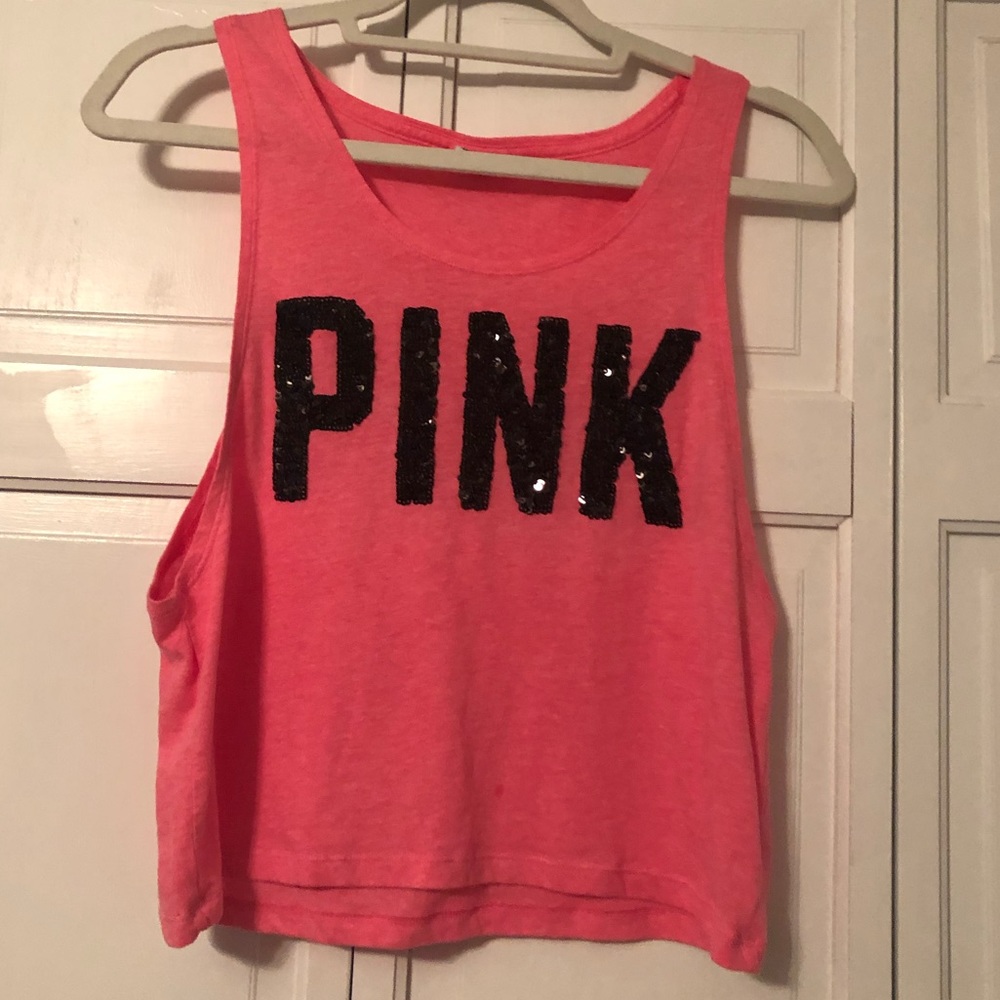 PINK beach tank top